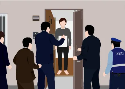 警察から事情聴取された、事情聴取されそう